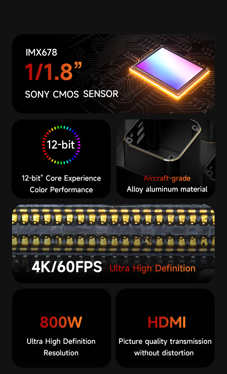 Mechanic Vision Pro IMX678 Son - огляд і ціна 4K Microscope Camera Sony Sensor