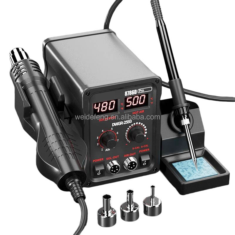 Electric Rework Station with L - огляд і ціна 2 In 1 Soldering Rework Station 750W