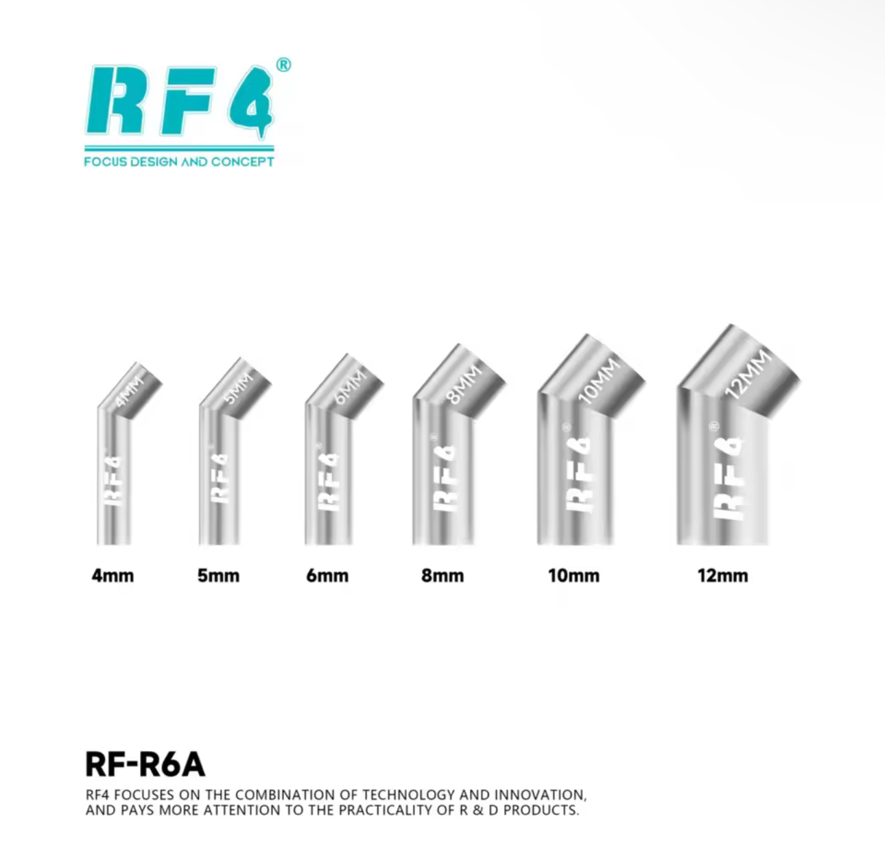 RF4 RF-R6A/B 6 in 1 Diagonal A - огляд і ціна Hot Air Rework Station 861Dw