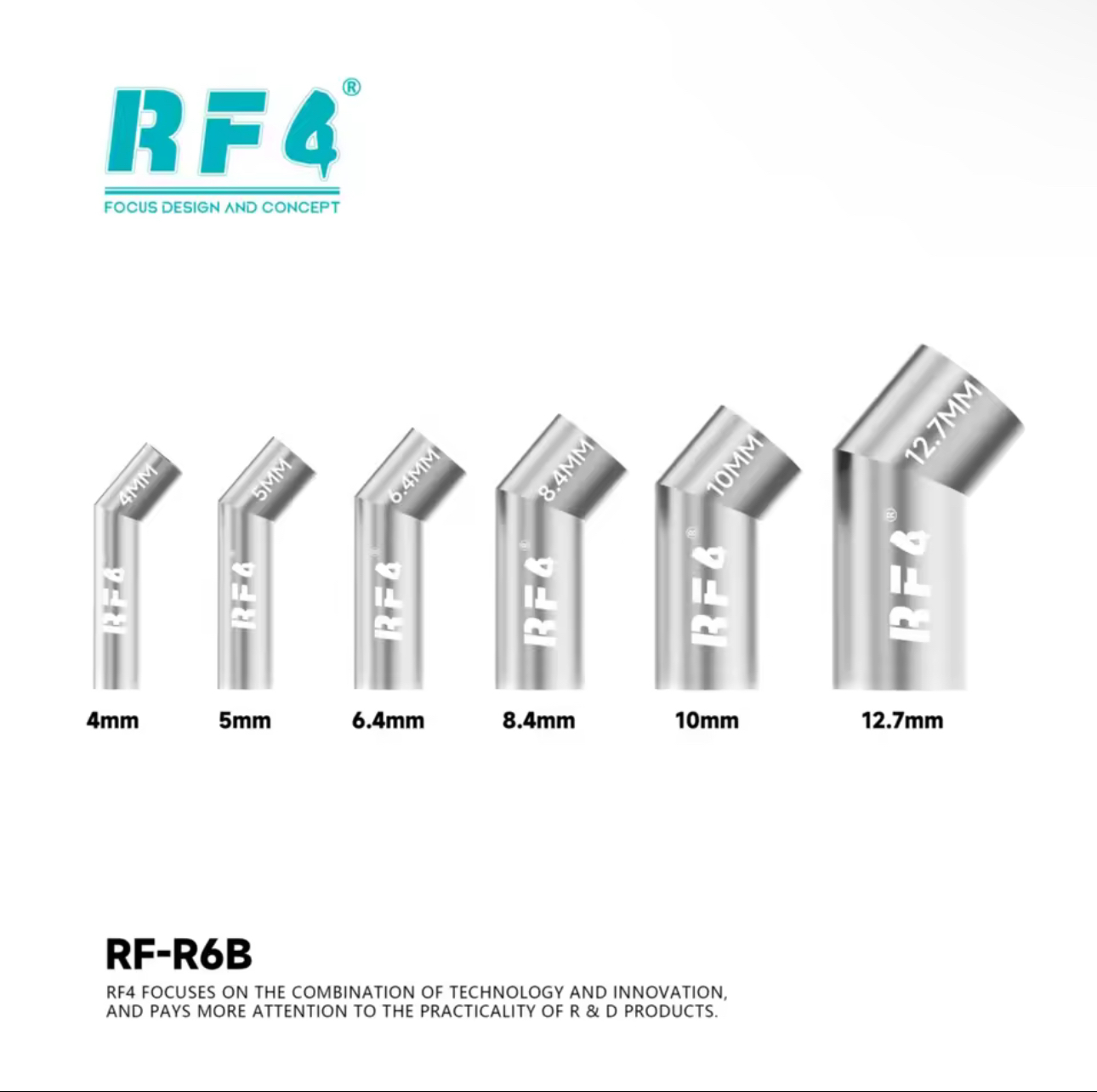 RF4 RF-R6A/B 6 in 1 Diagonal A - огляд і ціна Hot Air Rework Station 861Dw